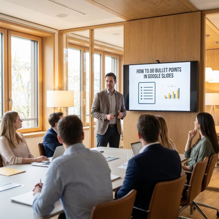 How To Do Bullet Points In Google Slides